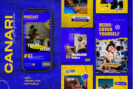 Canari - Instagram Stories &amp; Post Template