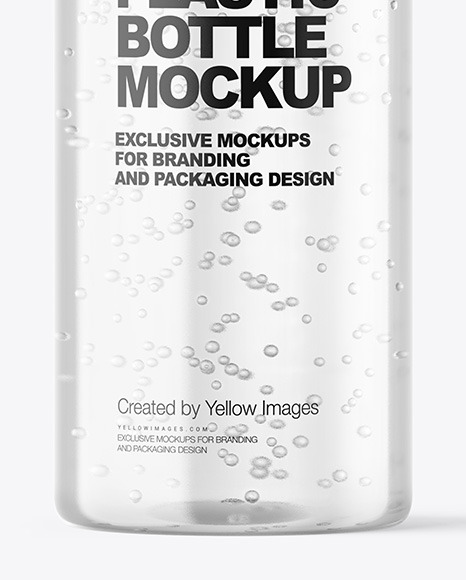 Clear Cosmetic Bottle Mockup PSD #1