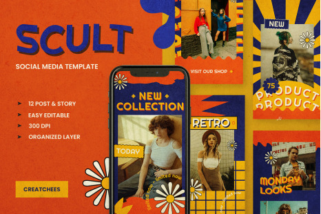 Scult - Retro Instagram Stories &amp; Post