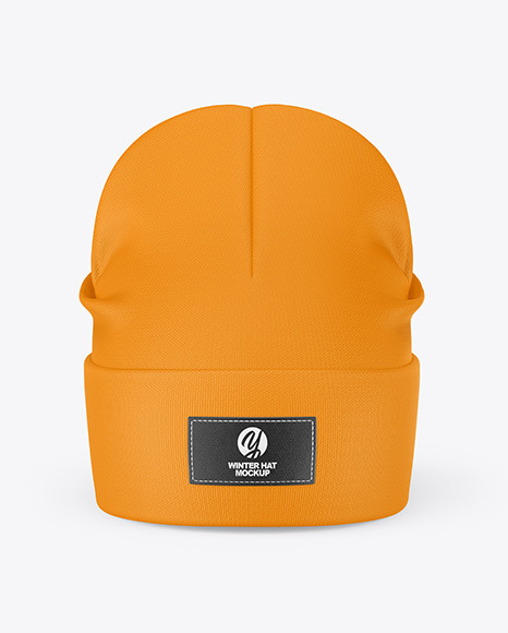 Download Winter Hat Mockup In Apparel Mockups On Yellow Images Object Mockups