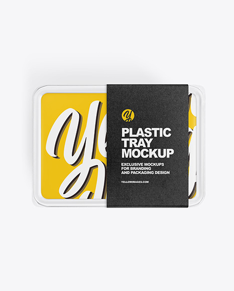 Transparent Tray Mockup