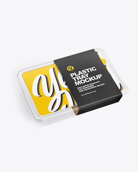 Transparent Tray Mockup