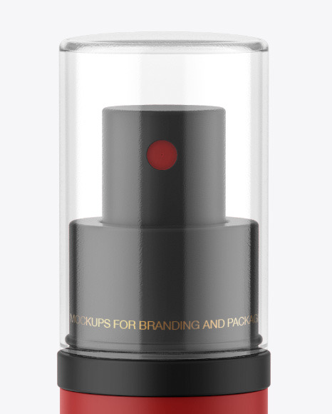 Matte Perfume Spray Bottle Mockup PSD #6