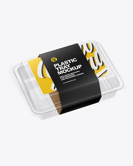 Transparent Tray Mockup