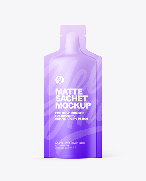 Matte Sachet Mockup