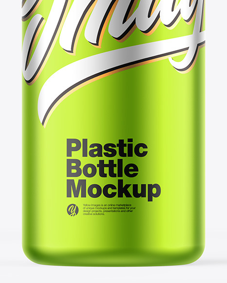 Matte Metallic Bottle Mockup PSD #1