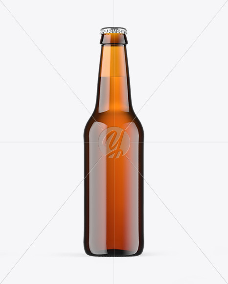 Download Amber Glass Beer Bottle Mockup Free Mockups