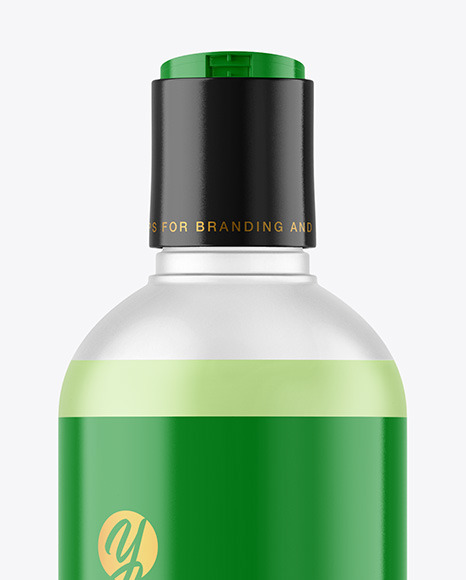 Frosted Cosmetic Bottle Mockup PSD #1