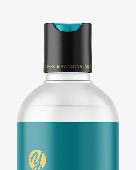 Frosted Cosmetic Bottle Mockup PSD #6