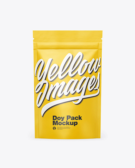 Matte Stand Up Pouch Mockup PSD #2