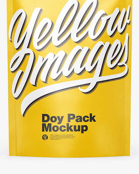 Matte Stand Up Pouch Mockup PSD #1