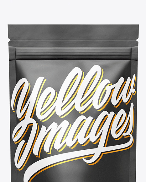 Matte Stand Up Pouch Mockup PSD #6