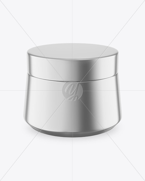 Download Metallic Cosmetic Jar Mockup Free Mockups