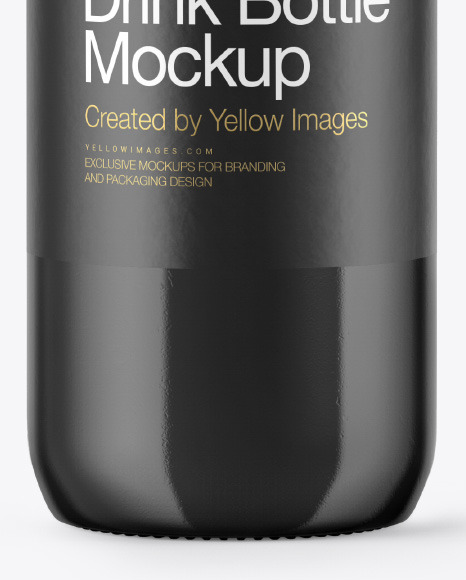 Glossy Ceramic Bottle Mockup PSD #6
