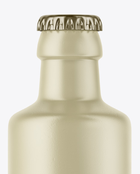 Matte Ceramic Bottle Mockup PSD #1
