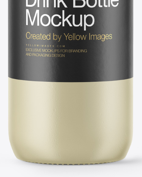 Matte Ceramic Bottle Mockup PSD #6