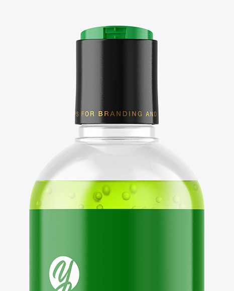 Color Liquid Cosmetic Bottle Mockup PSD #1