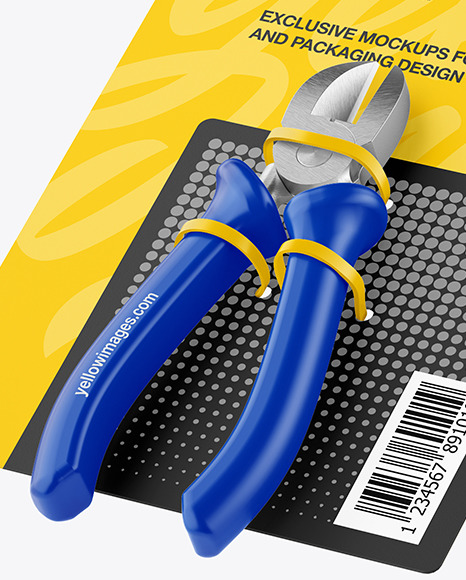 Cutting Pliers Mockup   Half Side View PSD #2