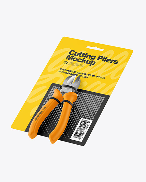 Cutting Pliers Mockup   Half Side View PSD #6
