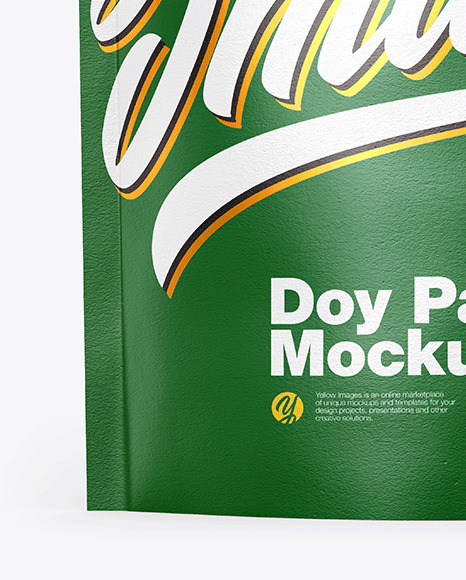 Textured Stand Up Pouch Mockup PSD #1