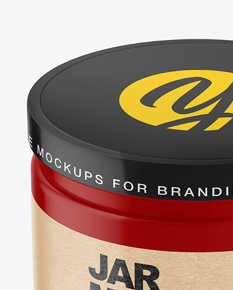 Glossy Jar Mockup PSD #7