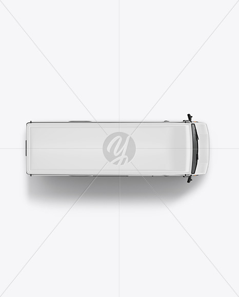 New Free Mockups – Panel Van Mockup – Top View – Download Now