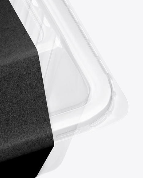 Transparent Tray Mockup PSD #1