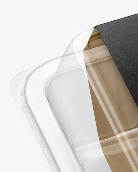 Transparent Tray Mockup PSD #6