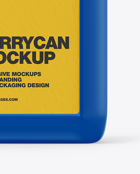 Plastic Jerrycan Mockup PSD #1