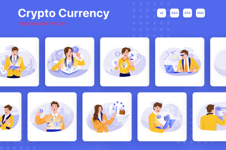 M219_Crypto Currency Illustrations