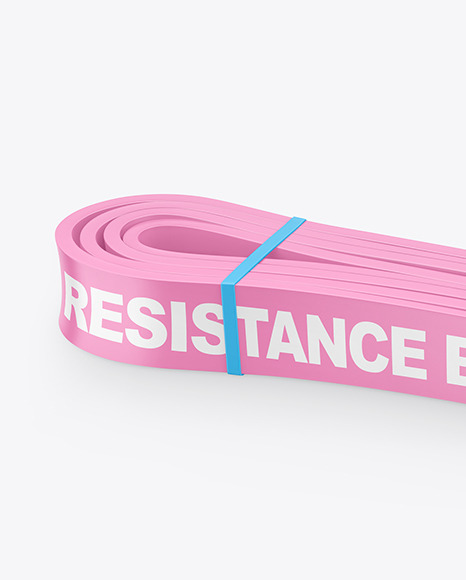 Glossy Resistance Band Mockup PSD #1