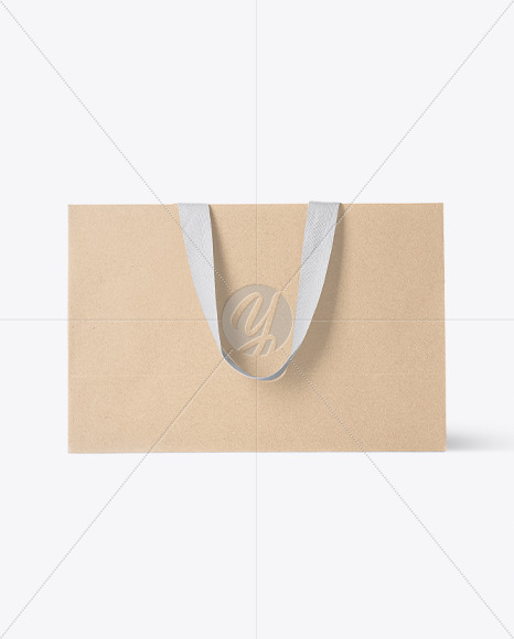 Kraft Paper Bag Mockup PSD #1