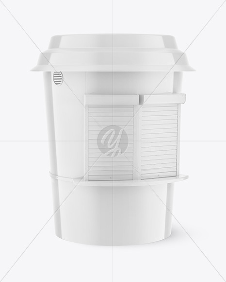 Download Glossy Coffee Stall Mockup Free Mockups