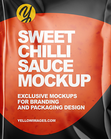 Sweet Chilli Sauce Package Mockup PSD #5