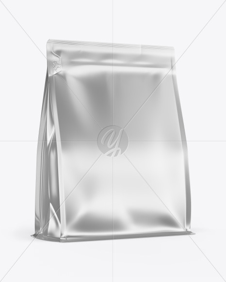 Download Metallic Food Bag Mockup In Bag Sack Mockups On Yellow Images Object Mockups