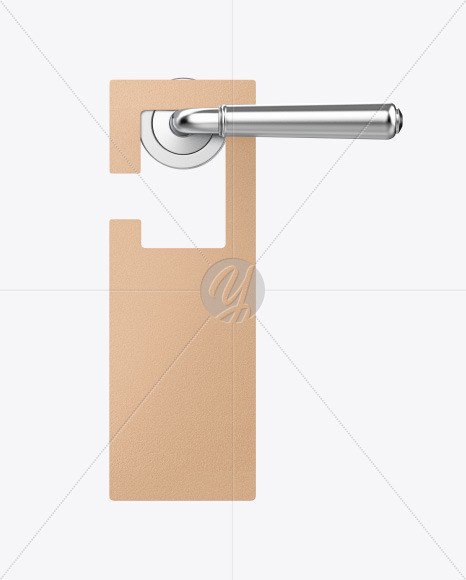 Download Kraft Door Hanger Mockup Free Mockups