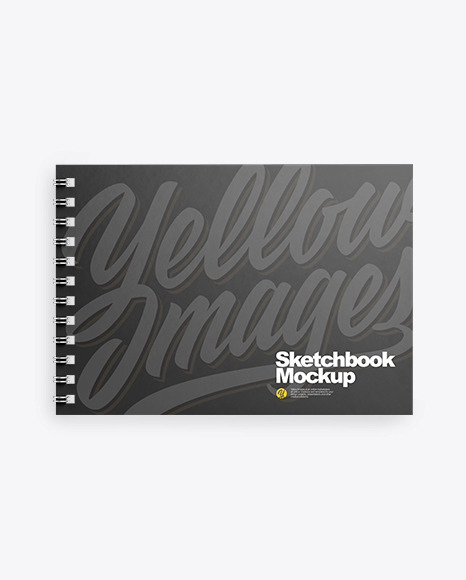 Spring Sketchbook Mockup PSD #4