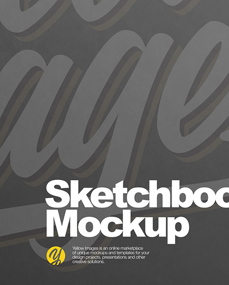 Spring Sketchbook Mockup PSD #1