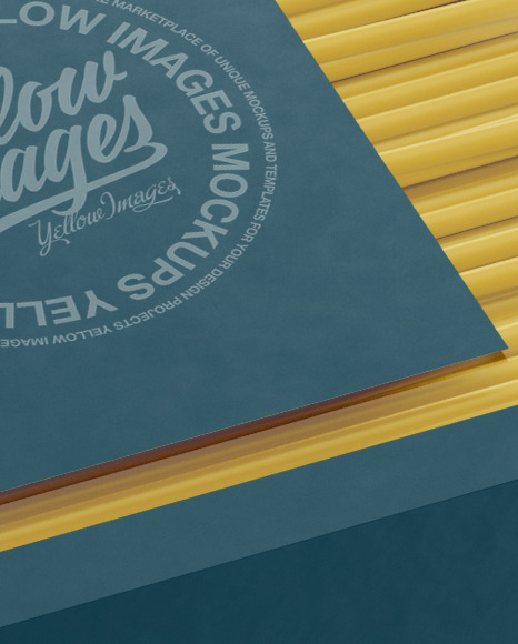 Box with Spaghetti Mockup PSD #2