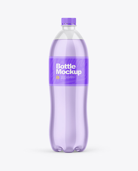 Glossy Plastic Bottle Mockup PSD #1