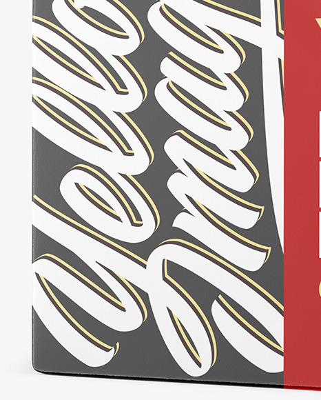 Glossy Butter Block Mockup PSD #1