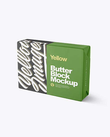 Matte Butter Block Mockup