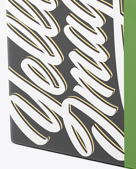 Matte Butter Block Mockup PSD #1