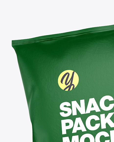 Paper Snack Package Mockup PSD #1