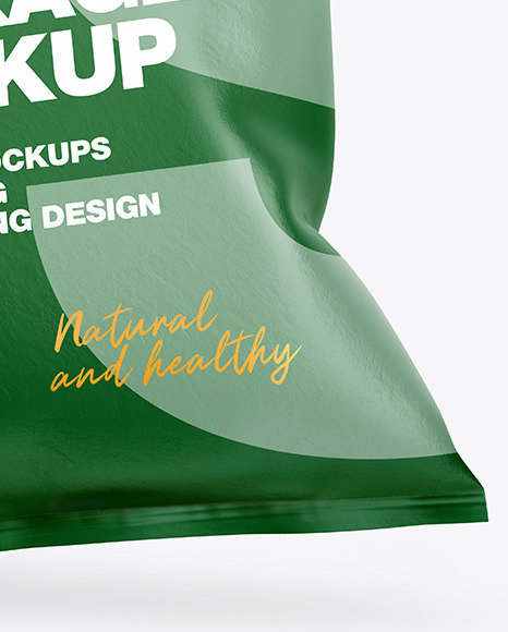 Paper Snack Package Mockup PSD #5