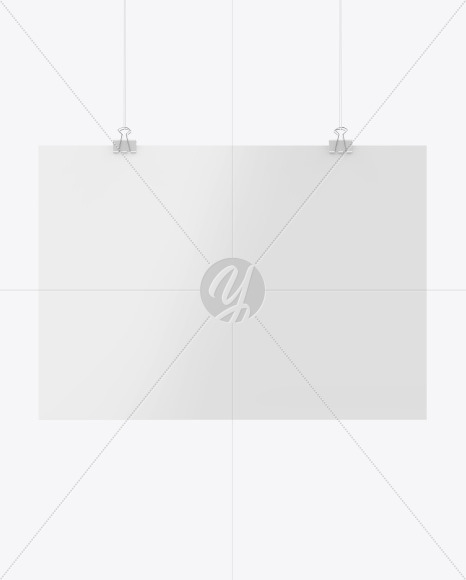Download A3 Poster with Clips Mockup Free Mockups