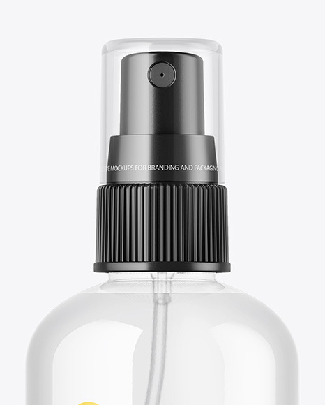Clear Spray Bottle Mockup PSD #6