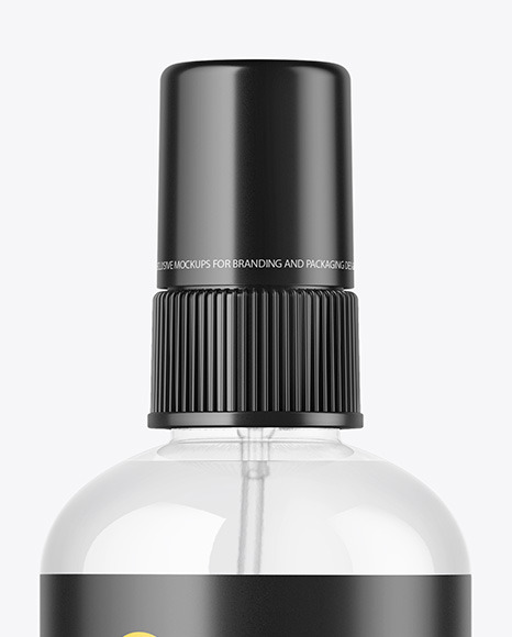 Clear Spray Bottle Mockup PSD #7