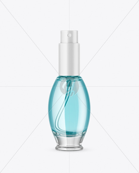 New Free Mockups – Clear Glass Cosmetic Bottle Mockup – Download Now