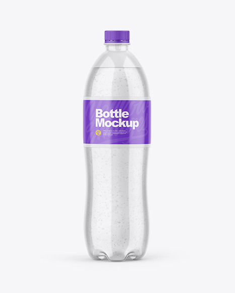 Glossy Plastic Bottle Mockup PSD #1